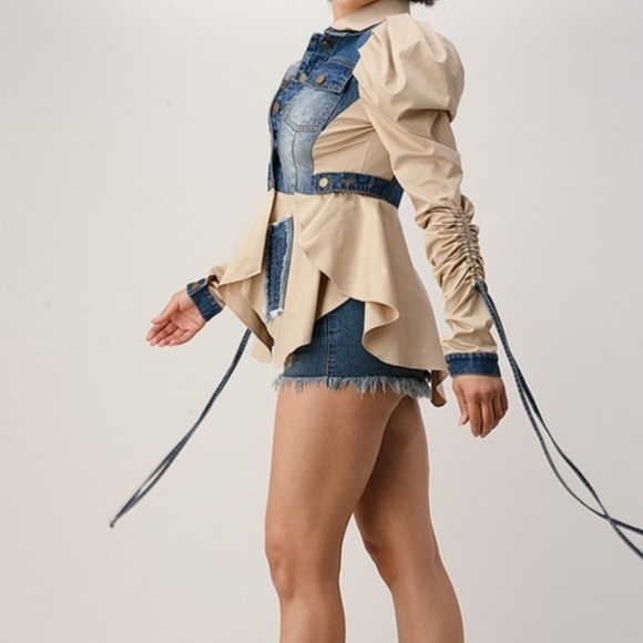 Denim/White Top RESTOCKED - Picture 3 of 3